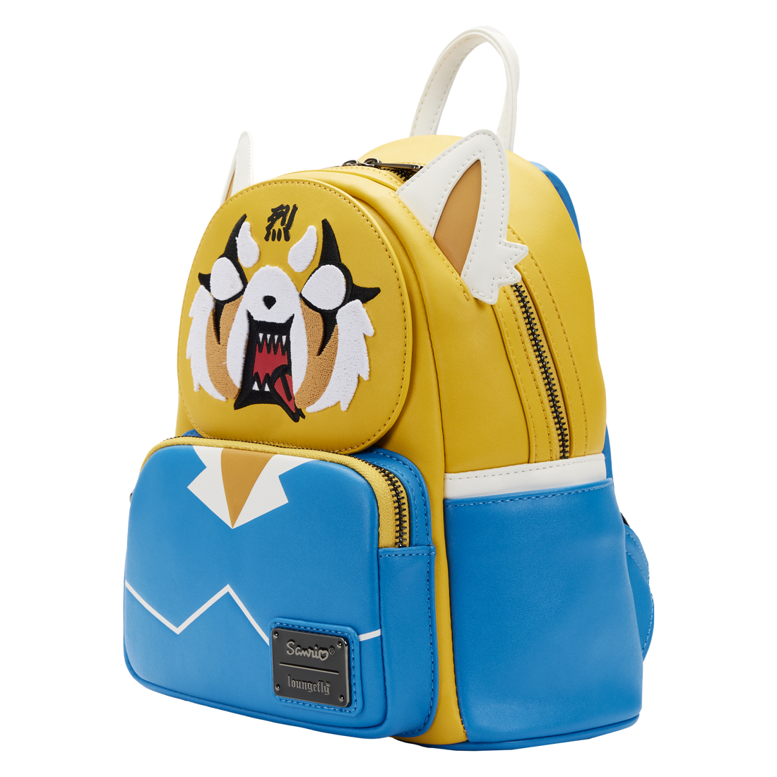 Loungefly Sanrio Aggretsuko Two Face Cosplay Mini Backpack