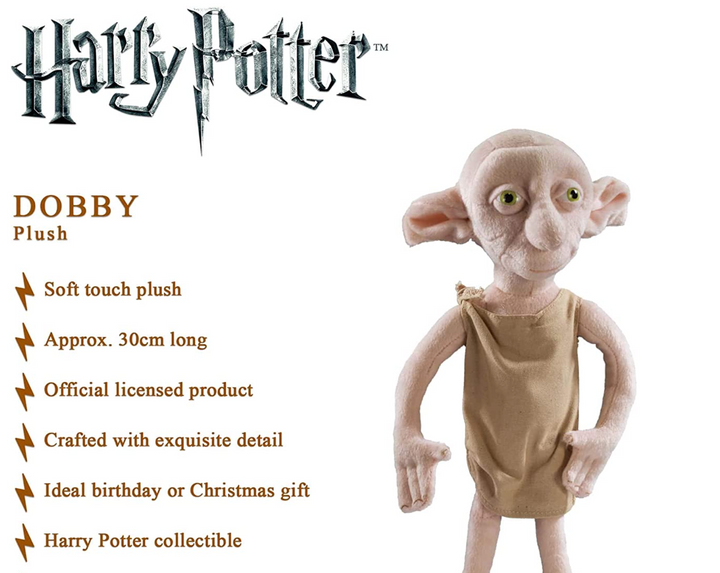 Official Harry Potter Dobby Plush, Infinity Collectables