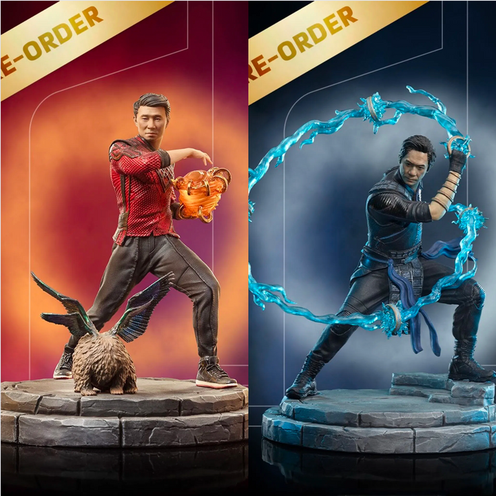 Iron Studios 1/10 Art Scale Shang-Chi and the Legend of the Ten Rings Shang-Chi & Wenwu Bundle, Infinity Collectables