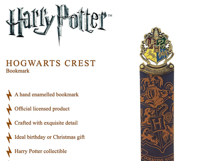 Harry Potter Hogwarts Crest Bookmark
