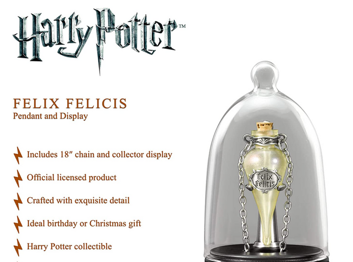 Harry Potter Felix Felicis Pendant With Display Case