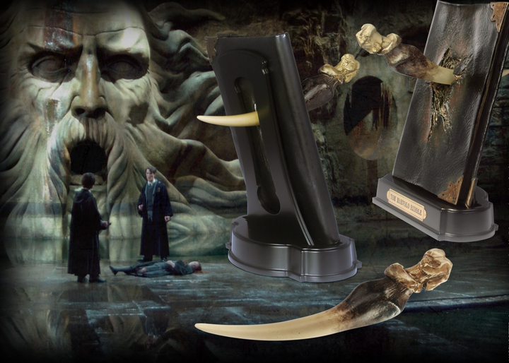 Harry Potter Basilisk Fang and Tom Riddle Diary Sculpture