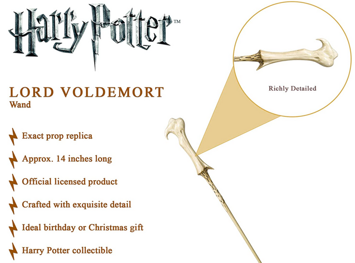 Harry Potter Lord Voldemort's Wand (Window Box)