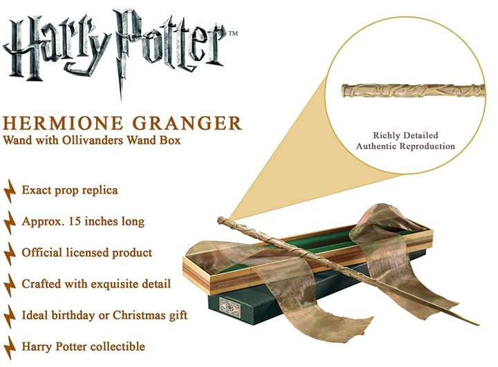 Official Hermione Wand in Ollivanders Box