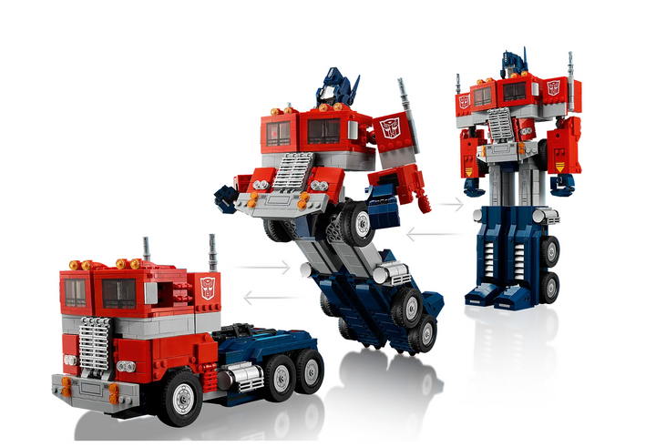 LEGO 10302 Icons Optimus Prime, Transformers Robot Model Set