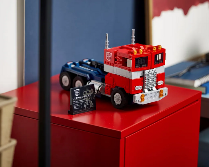 LEGO 10302 Icons Optimus Prime, Transformers Robot Model Set