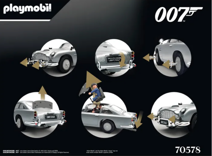 Playmobil James Bond Aston Martin DB5 - Goldfinger Edition 70578
