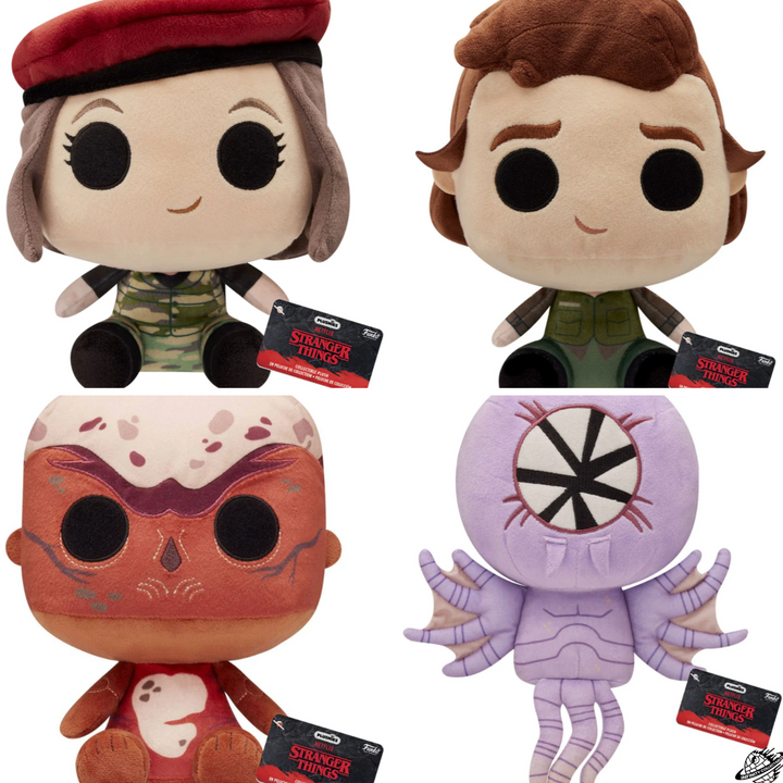 Stranger Things Season 4 Funko Pop Plush 7" Bundle