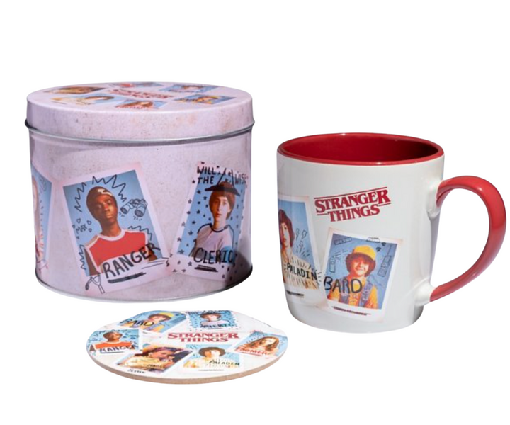 Stranger Things Coffee Mug and Coaster in Tin Set