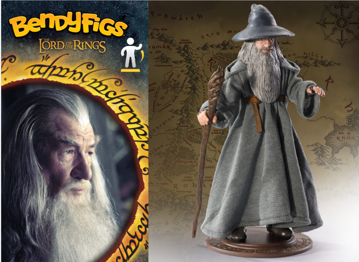 Official Lord of the Rings Gandalf Bendyfigs Figure