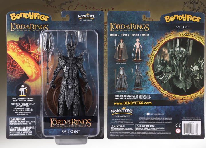 Official Lord of the Rings Sauron Bendyfigs Figure