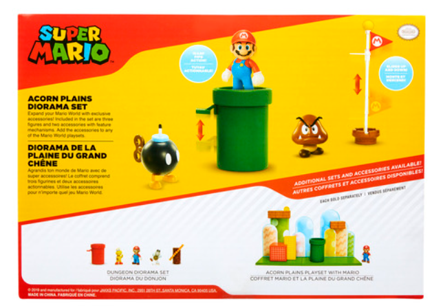 Super Mario Acorn Plains Diorama Set