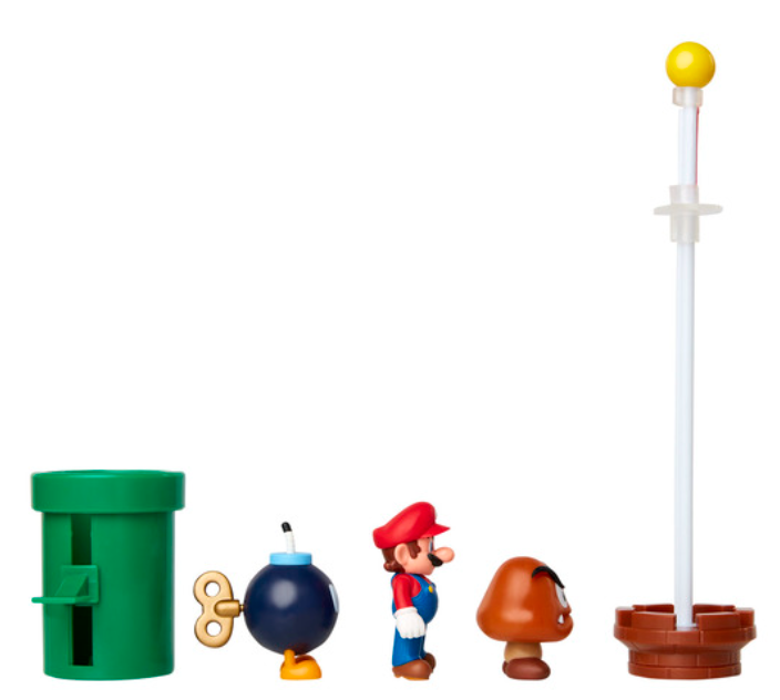 Super Mario Acorn Plains Diorama Set
