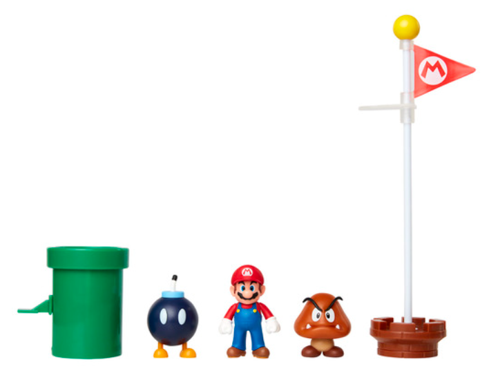 Super Mario Acorn Plains Diorama Set
