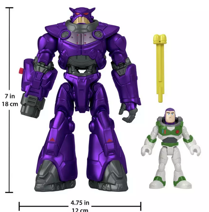 Disney Pixar Lightyear Imaginext Battle Blast Zurg with Buzz