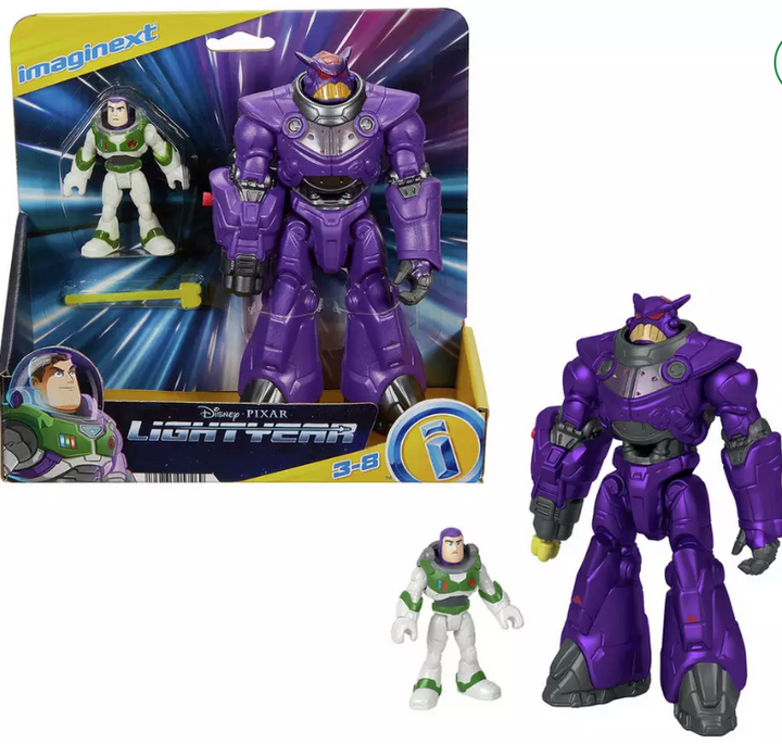 Disney Pixar Lightyear Imaginext Battle Blast Zurg with Buzz