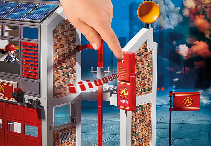 Playmobil City Action 9462 Fire Station with Fire Alarm