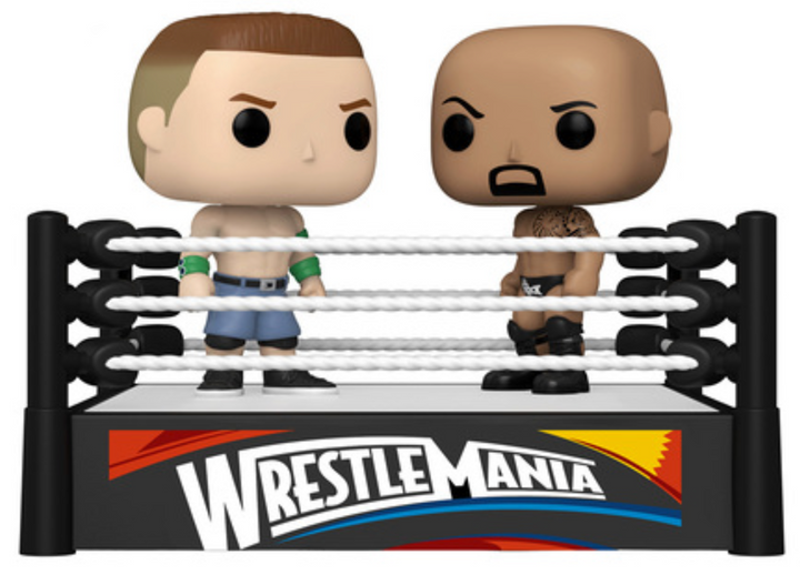 WWE John Cena and The Rock Funko POP! Vinyl Figure