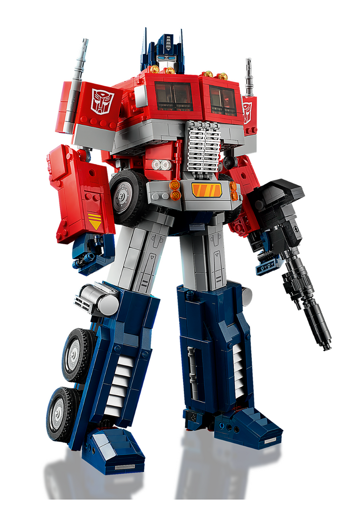 LEGO Icons 10302 Optimus Prime Transformers Robot Model Set