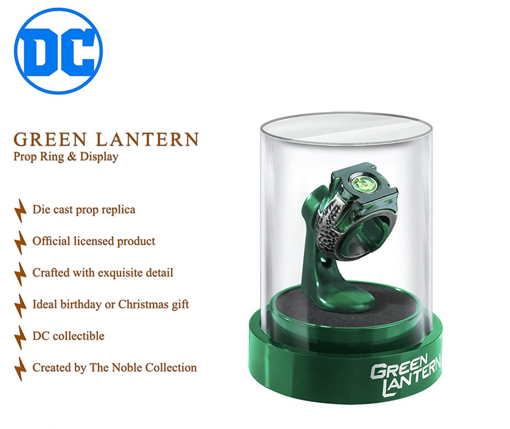 Official DC Green Lantern Prop Ring & Display