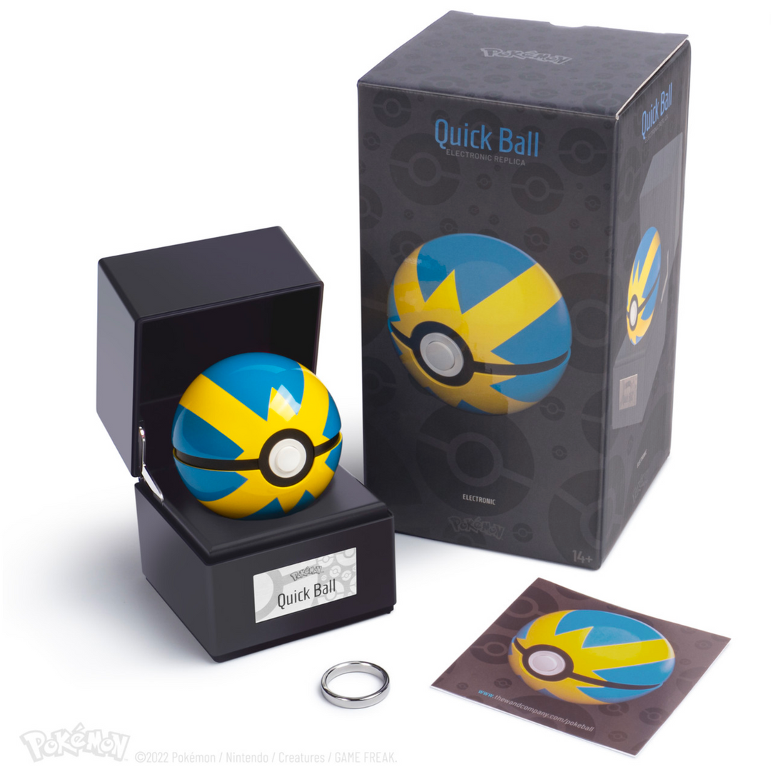 The Wand Company Pokémon Die-Cast Quick Ball Replica