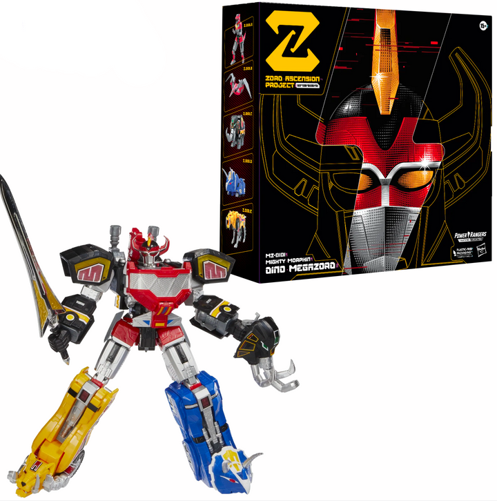 Hasbro Power Rangers Lightning Collection Zord Ascension Project Mighty Morphin Dino Megazord