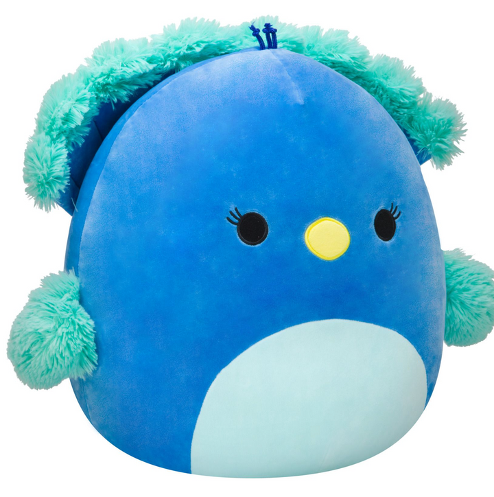 Squishmallows 16" Soft Toy - Priscilla the Blue Peacock