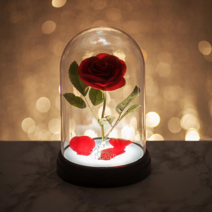 Official Disney Beauty and the Beast Enchanted Rose Light