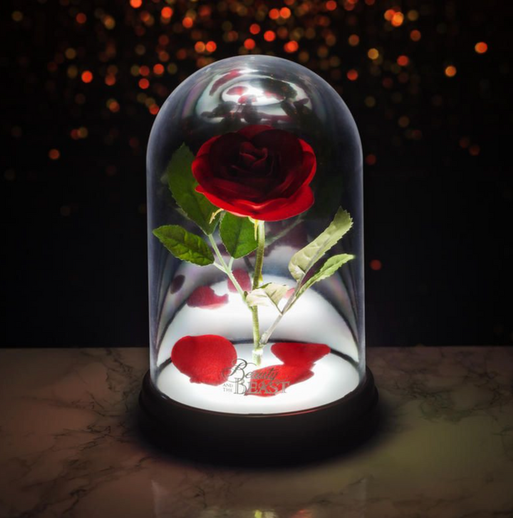 Official Disney Beauty and the Beast Enchanted Rose Light