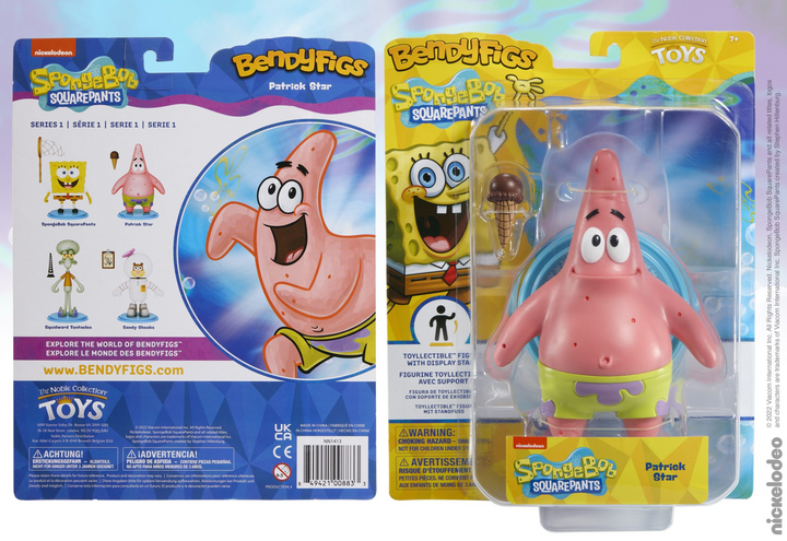 Patrick Star Spongebob Bendyfigs Figure