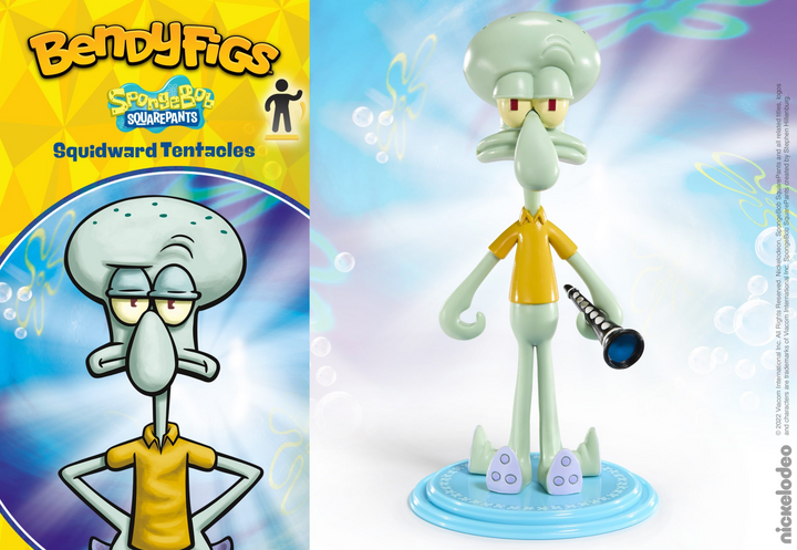 Squidward Tentacles SpongeBob Bendyfigs Figure
