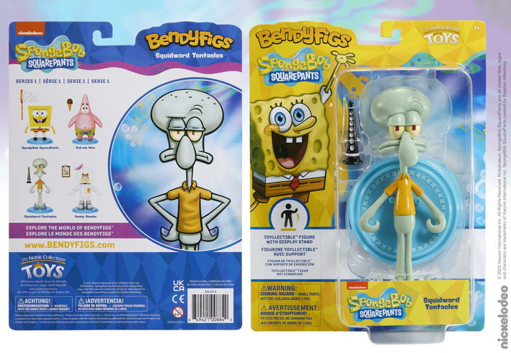 Squidward Tentacles SpongeBob Bendyfigs Figure