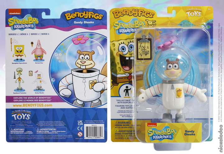 SpongeBob SquarePants Complete Bendyfigs 4 Figures Bundle