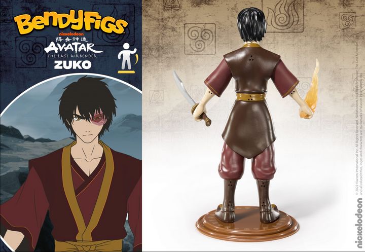 Zuko Avatar The Last Airbender Bendyfigs Figure