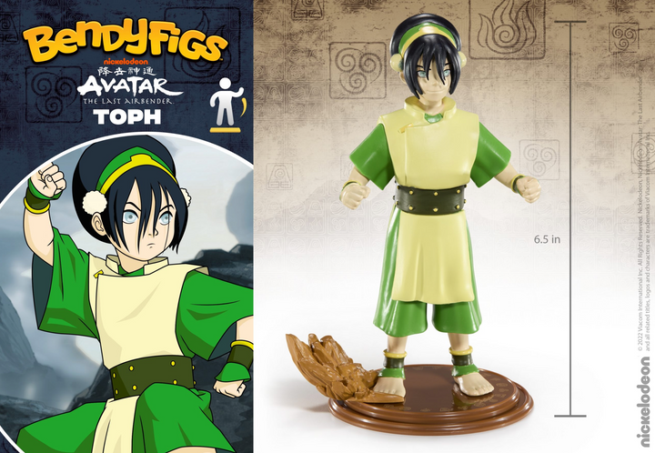 Toph Avatar The Last Airbender Bendyfigs Figure