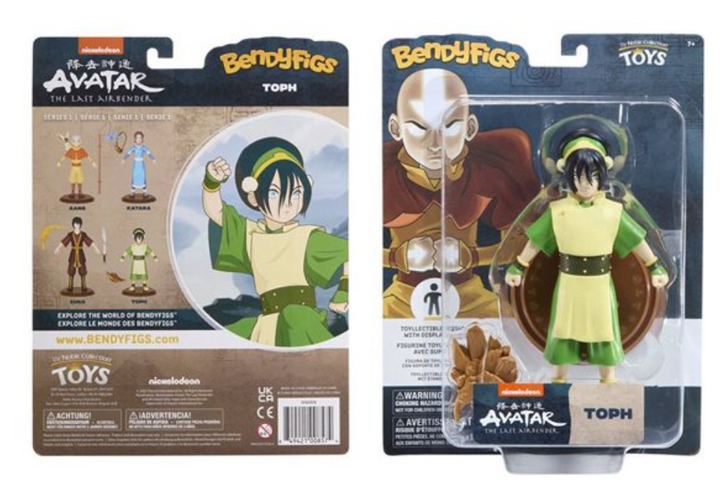 Toph Avatar The Last Airbender Bendyfigs Figure