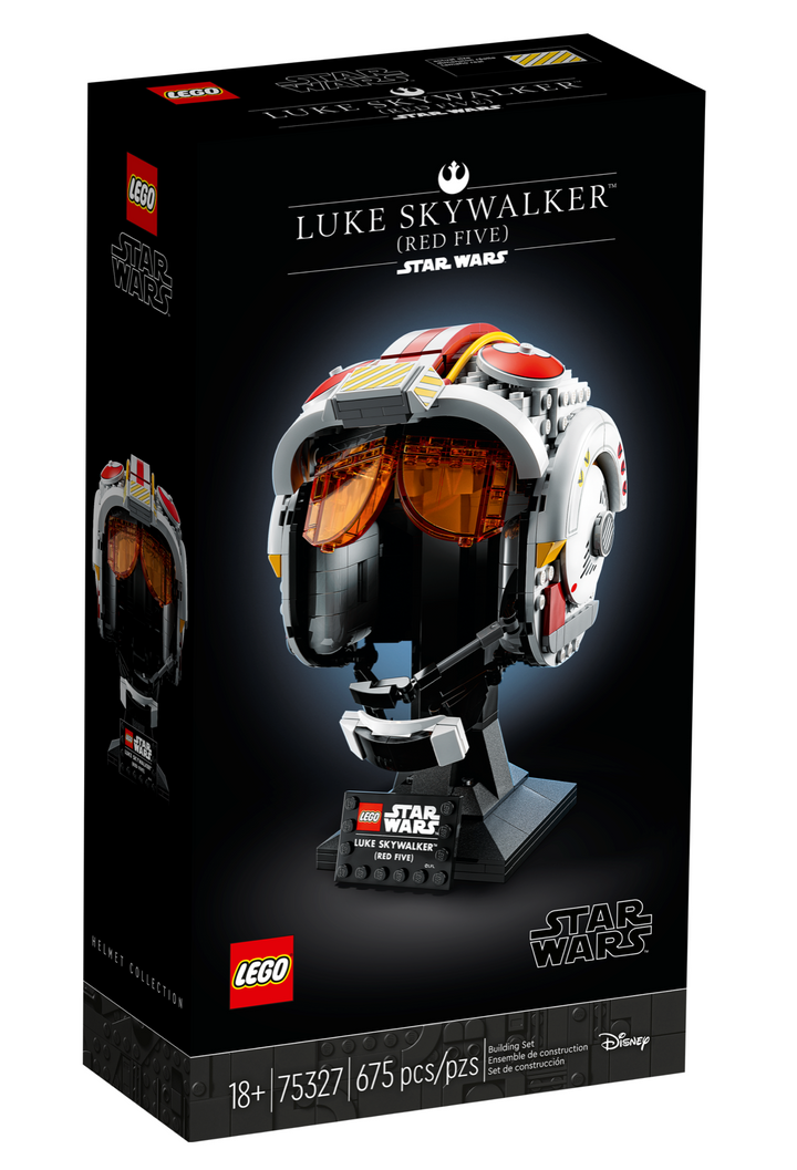 LEGO 75327 Star Wars Luke Skywalker Red 5 Helmet Set
