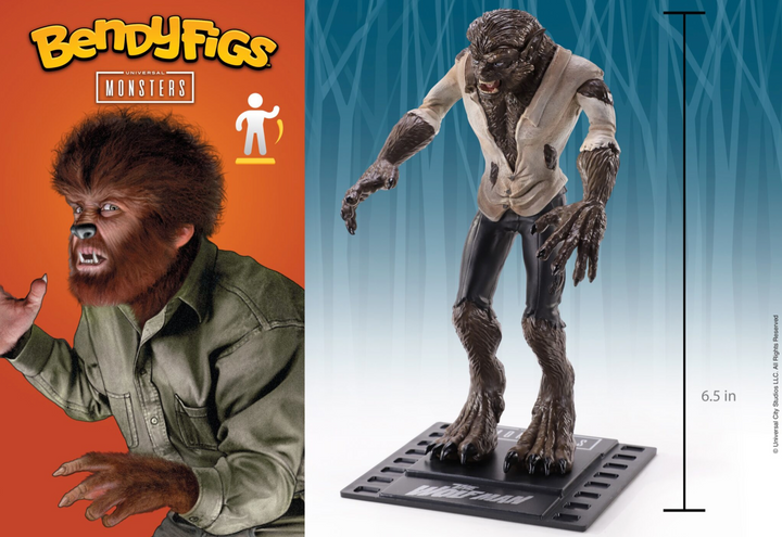 Wolf-Man Universal Monsters Bendyfigs Figure