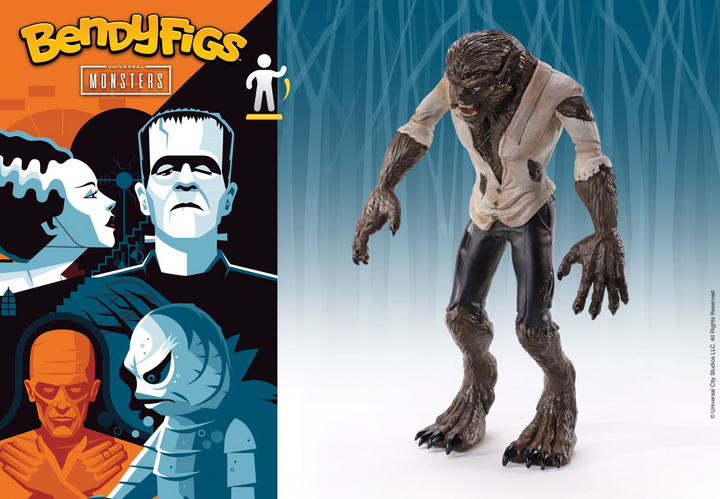 Wolf-Man Universal Monsters Bendyfigs Figure