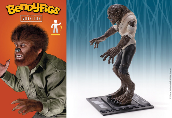 Wolf-Man Universal Monsters Bendyfigs Figure
