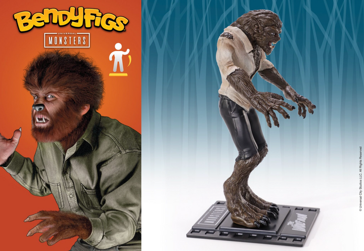Wolf-Man Universal Monsters Bendyfigs Figure
