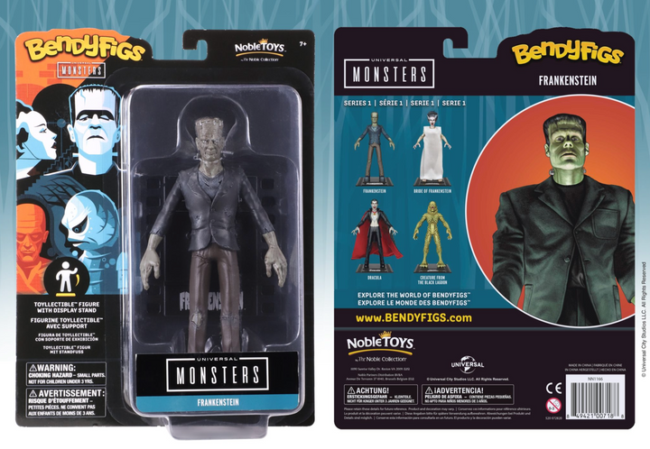 Frankenstein Monster Universal Monsters Bendyfigs Figure