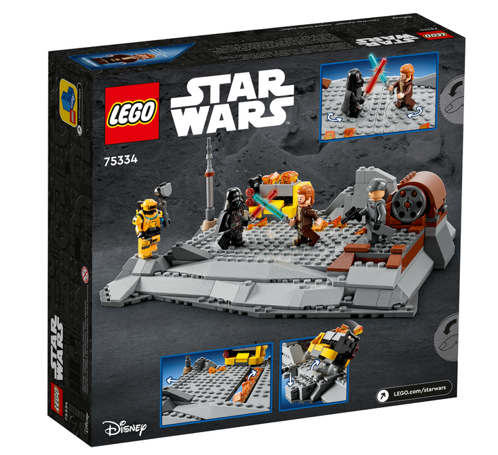 LEGO 75334 Star Wars Obi-Wan Kenobi vs. Darth Vader Set