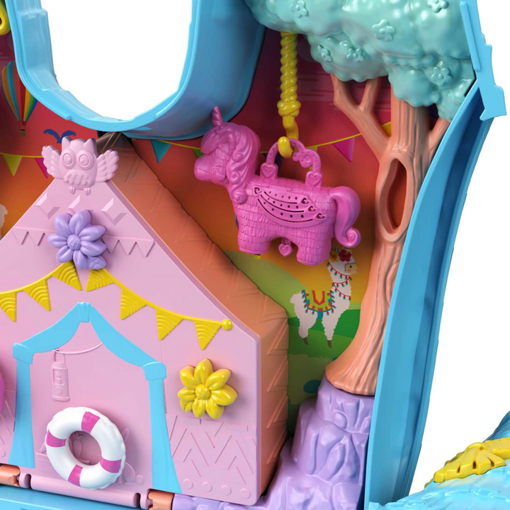 Polly Pocket Pajama Party Llama Party Playset