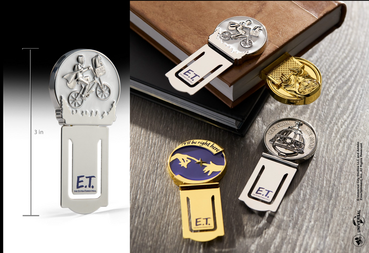 E.T. The Extra-Terrestrial Metal Bookmarks Set