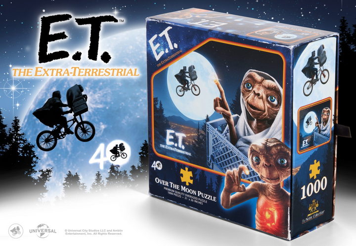 E.T. The Extra-Terrestrial Over the Moon 1000pc Jigsaw Puzzle