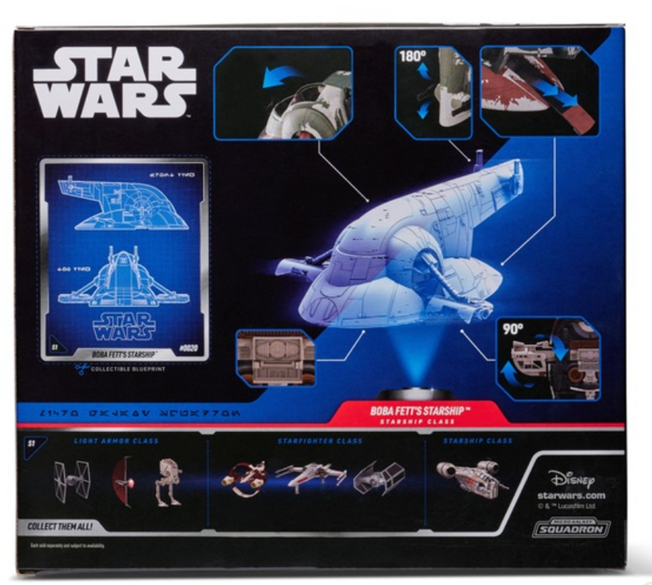 Star Wars Micro Galaxy Squadron Boba Fett's Starship