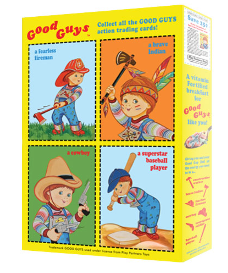 Official Child's Play 2 Good Guys Cereal Box Prop Replica