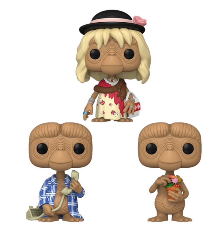 E.T. 3 Pack 40th Anniversary Funko Pop! Vinyl Figure *Exclusive