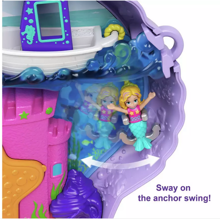 Polly Pocket Tiny Power Seashell Purse Playset
